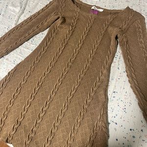 BROWN THRIFTED DRESS